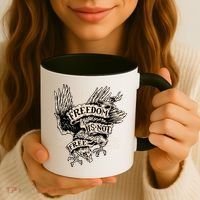 Freedom Is Not Free Eagle Coffee Mug thumb 3