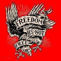 Freedom Is Not Free Eagle Doggie Tank thumb 4
