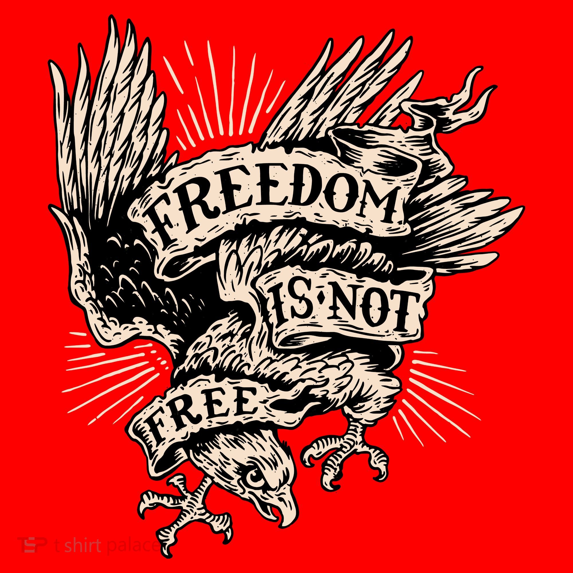 Freedom Is Not Free Eagle Mousepad
