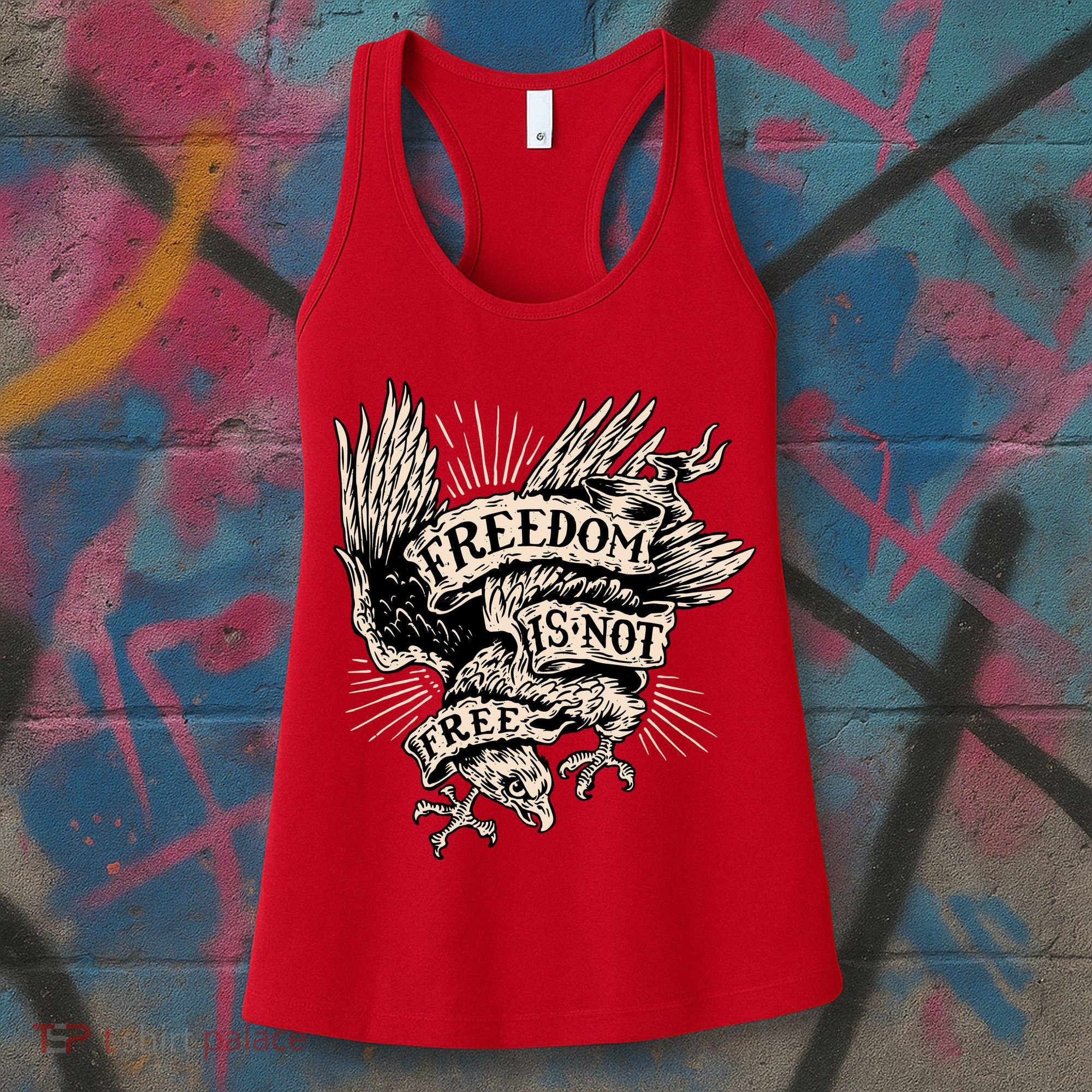 Freedom Is Not Free Eagle Women's Tank Top