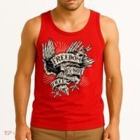 Freedom Is Not Free Eagle Tank Top thumb 3