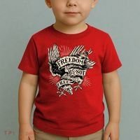 Freedom Is Not Free Eagle Toddler T-Shirt thumb 2