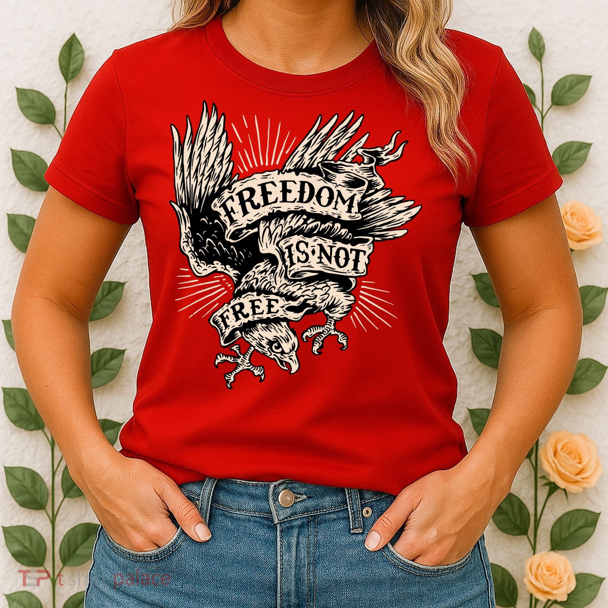Freedom Is Not Free Eagle Women's T-Shirt