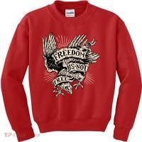 Freedom Is Not Free Eagle Kids Sweatshirt thumb 0