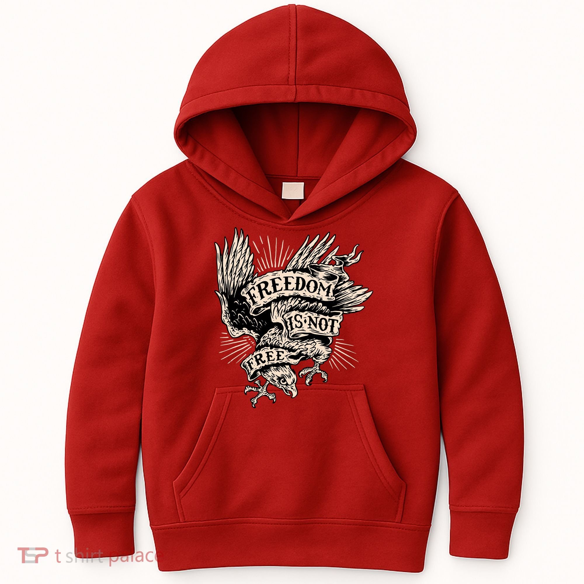 Freedom Is Not Free Eagle Kids Hoodie