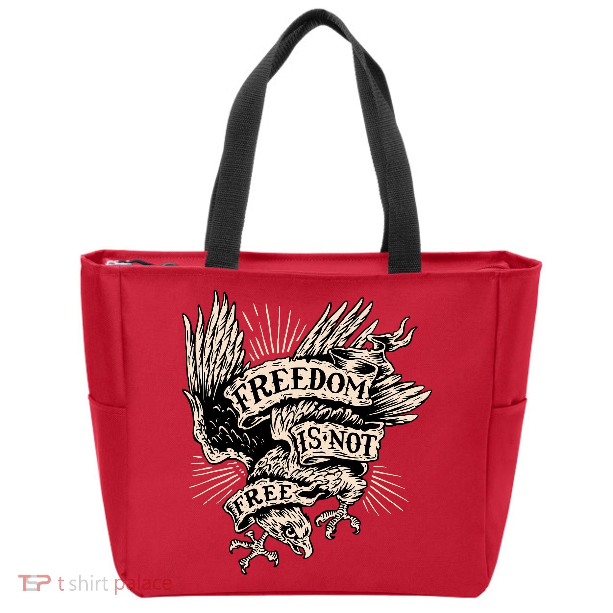 Freedom Is Not Free Eagle Tote Bag