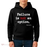 Failure Is Not An Option Kids Hoodie thumb 4