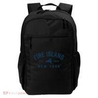 Fire Island New York Preppy Throwback Retro Souvenir Backpack thumb 0