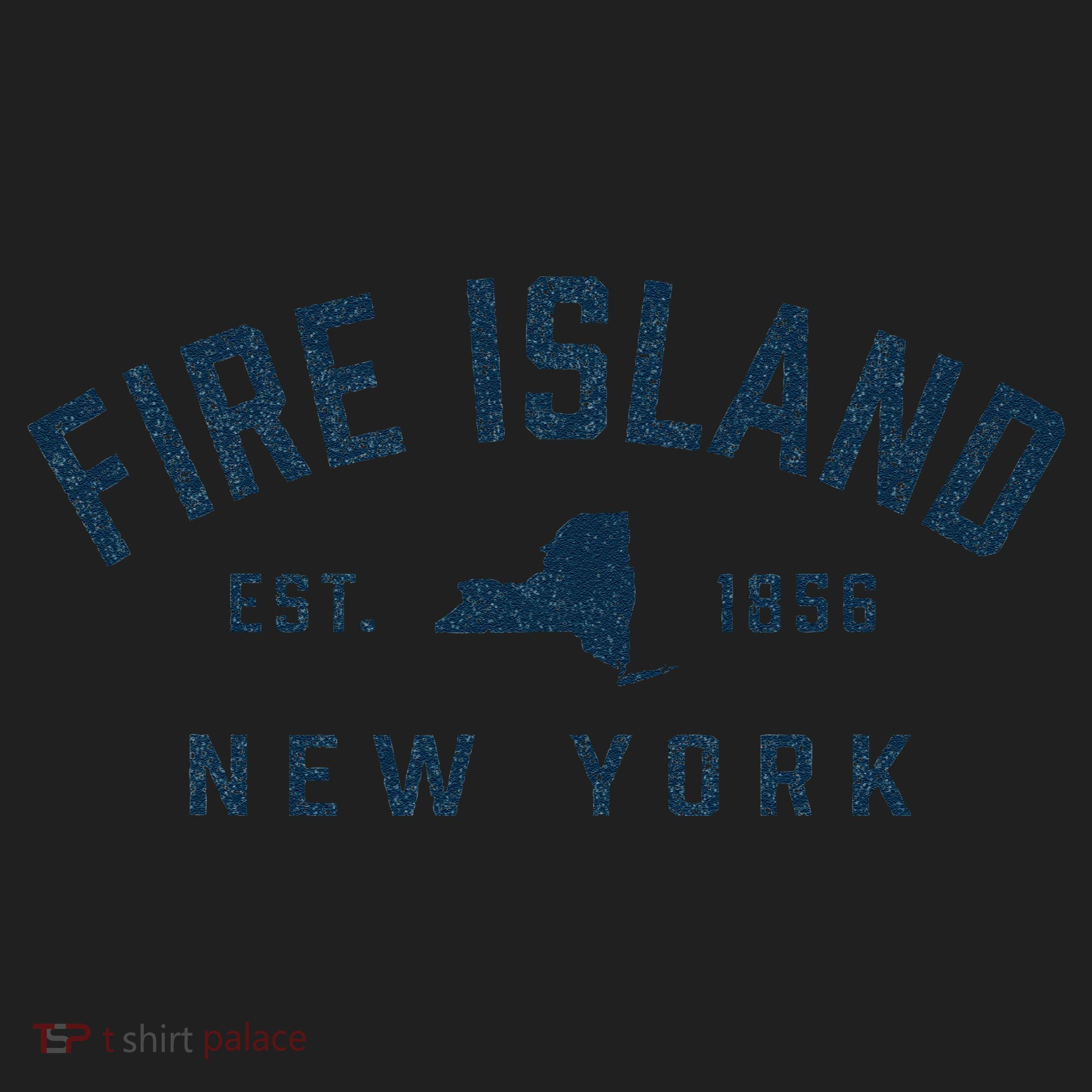 Fire Island New York Preppy Throwback Retro Souvenir Beanie