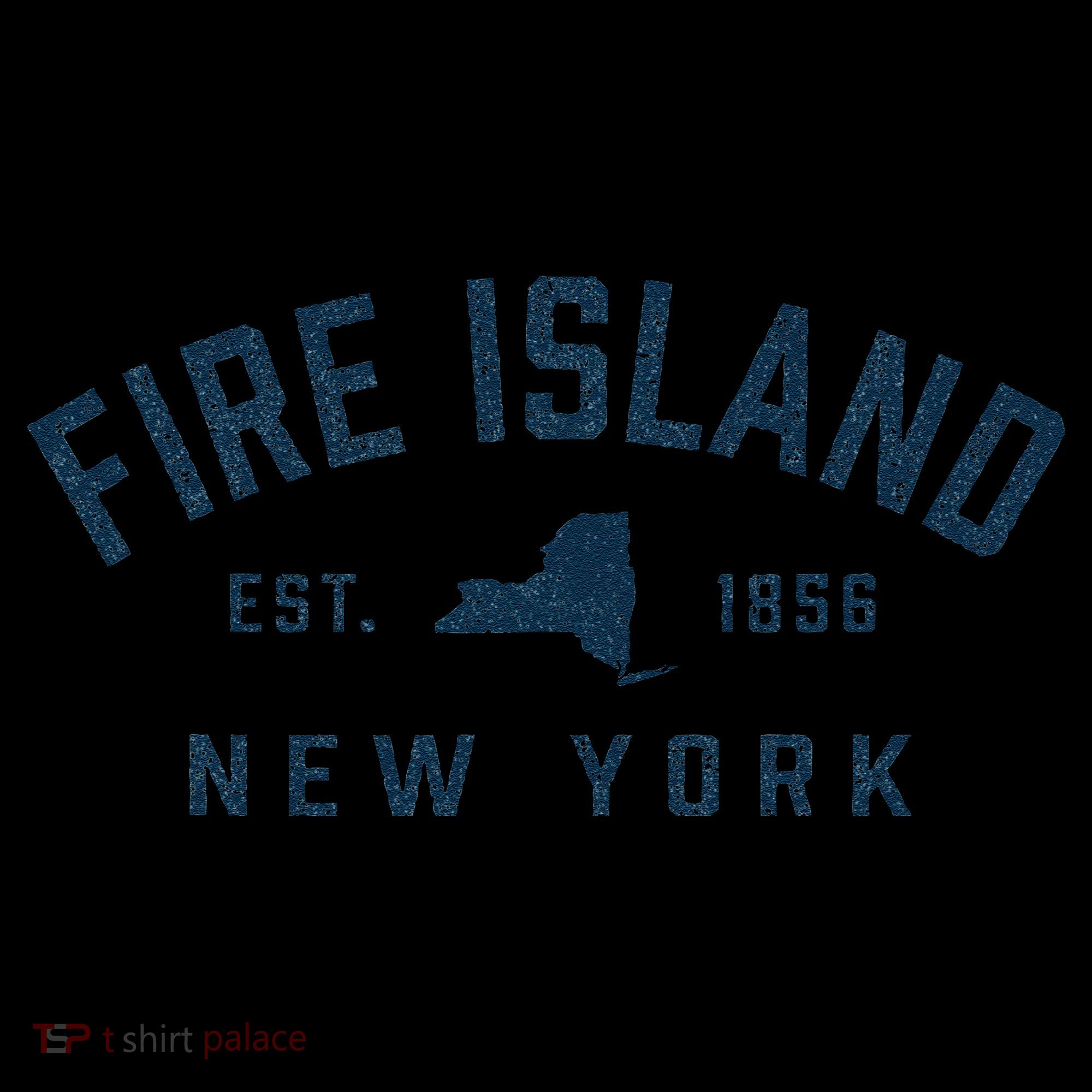 Fire Island New York Preppy Throwback Retro Souvenir Women's Hoodie