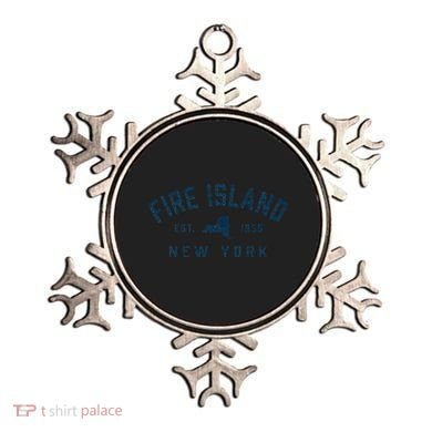 Fire Island New York Preppy Throwback Retro Souvenir Ornament
