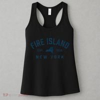 Fire Island New York Preppy Throwback Retro Souvenir Women's Tank Top thumb 3