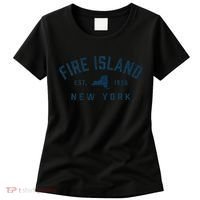 Fire Island New York Preppy Throwback Retro Souvenir Women's T-Shirt thumb 0