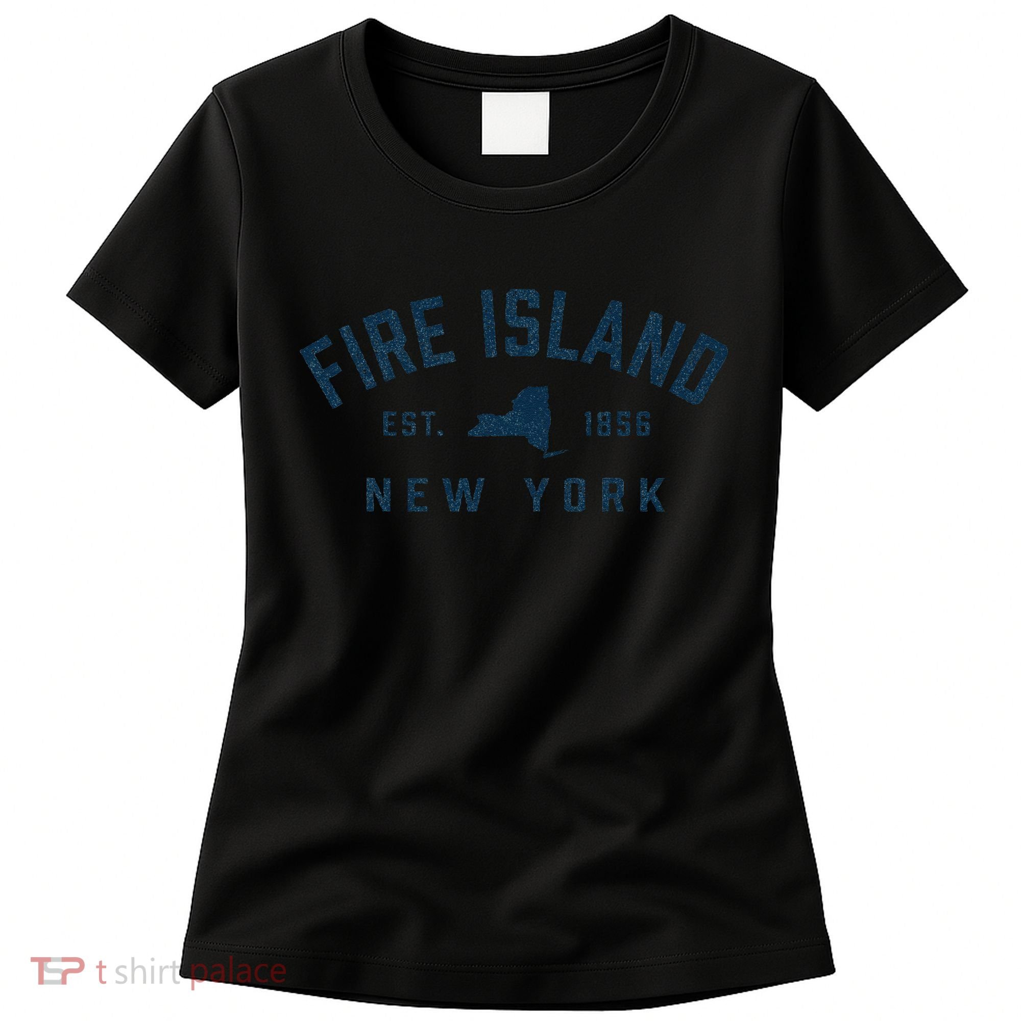Fire Island New York Preppy Throwback Retro Souvenir Women's T-Shirt