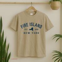 Fire Island New York Preppy Throwback Retro Souvenir T-Shirt thumb 2