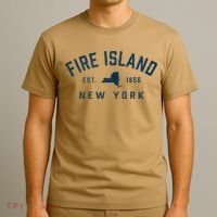 Fire Island New York Preppy Throwback Retro Souvenir T-Shirt thumb 3