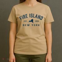 Fire Island New York Preppy Throwback Retro Souvenir T-Shirt thumb 4