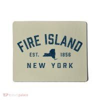 Fire Island New York Preppy Throwback Retro Souvenir Mousepad thumb 0