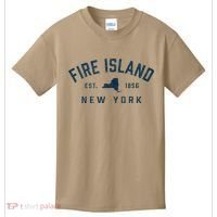 Fire Island New York Preppy Throwback Retro Souvenir Kids T-Shirt thumb 0