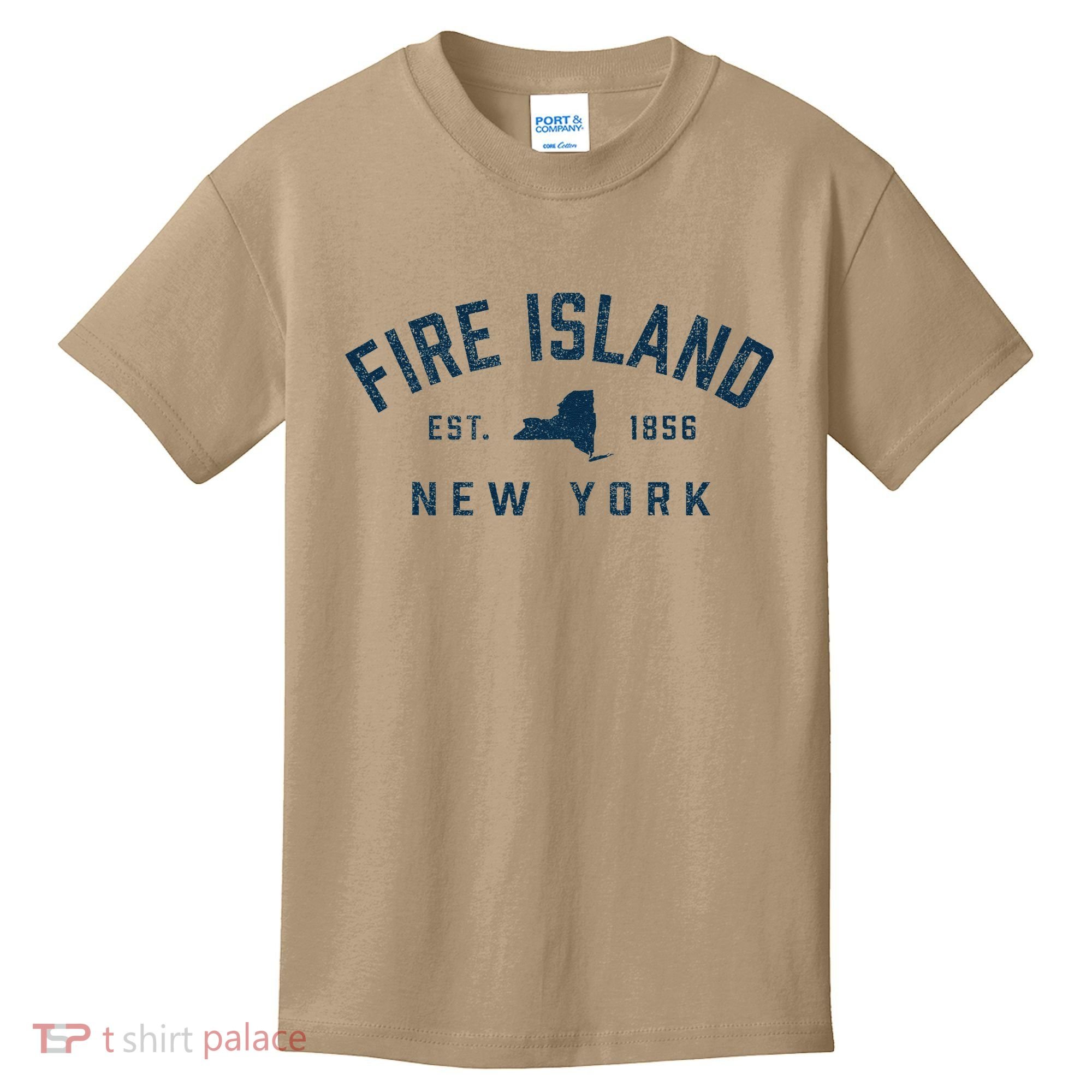Fire Island New York Preppy Throwback Retro Souvenir Kids T-Shirt