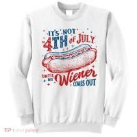 Funny ItS Not 4th Of July Until My Wiener Comes Out Sweatshirt thumb 0