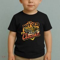 Funny I'm Not Old I'm Classic Retro Muscle Car Birthday Toddler T-Shirt thumb 2