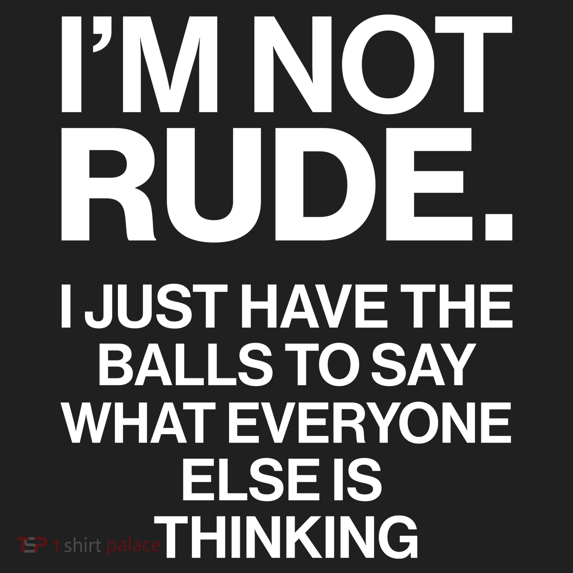 Funny Im Not Rude Beanie