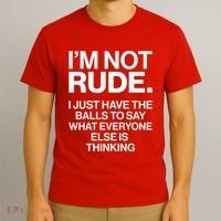 Funny Im Not Rude T-Shirt thumb 3