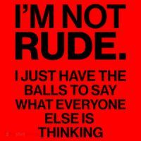 Funny Im Not Rude Santa Hat thumb 1