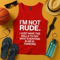 Funny Im Not Rude Tank Top thumb 4