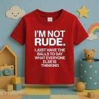 Funny Im Not Rude Toddler T-Shirt thumb 3