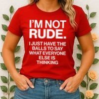 Funny Im Not Rude Women's T-Shirt thumb 2