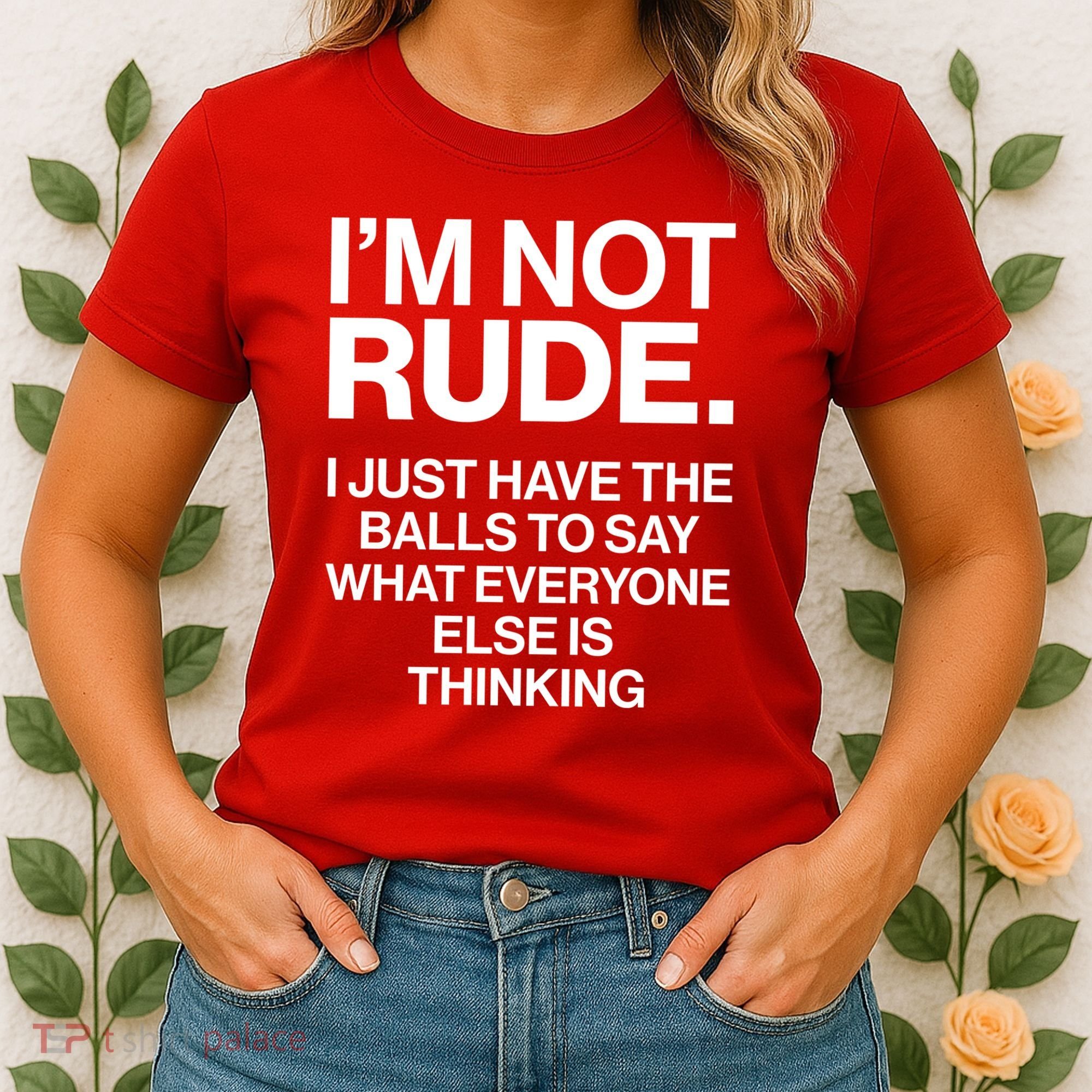 Funny Im Not Rude Women's T-Shirt