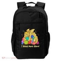 Funny I Need More Yarn Dragon Hoarding Yarn Backpack thumb 0
