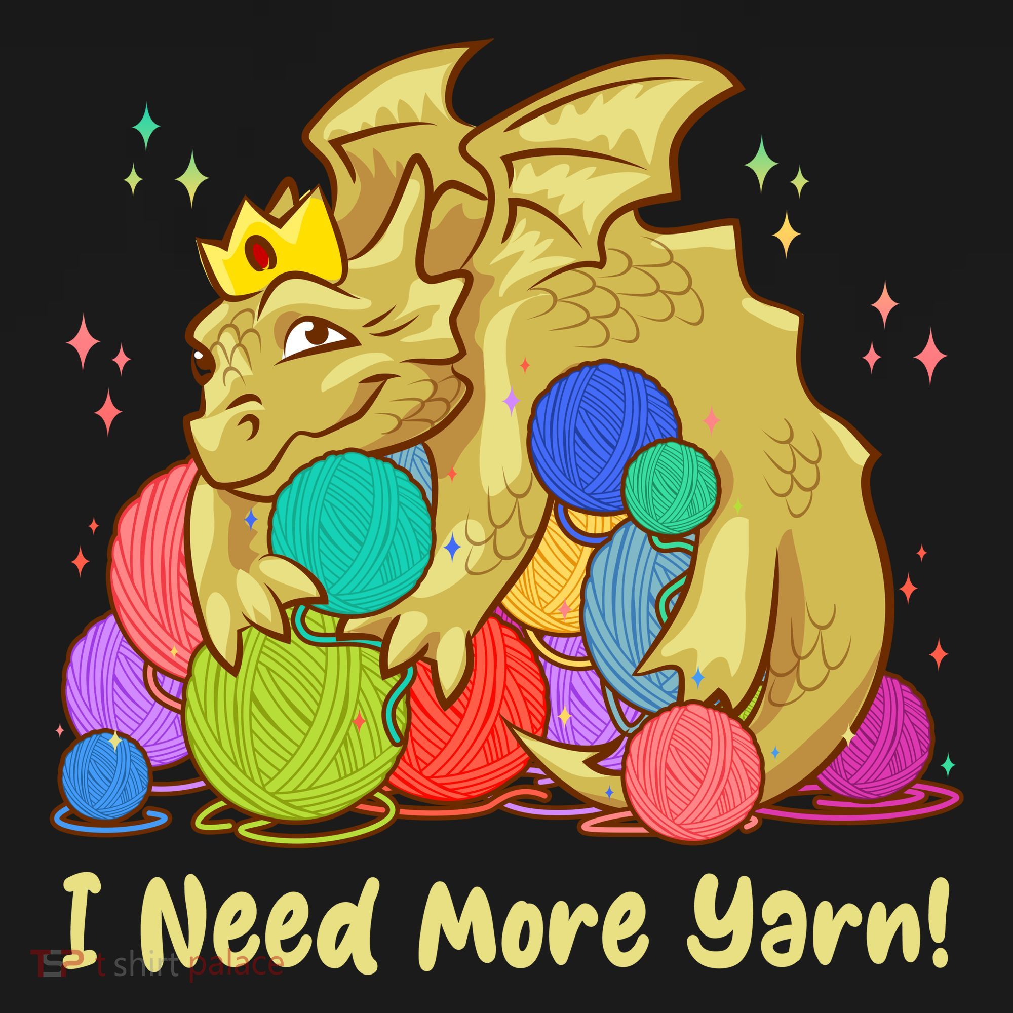 Funny I Need More Yarn Dragon Hoarding Yarn Backpack