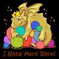 Funny I Need More Yarn Dragon Hoarding Yarn Coffee Mug thumb 5