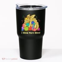 Funny I Need More Yarn Dragon Hoarding Yarn Tumbler thumb 0