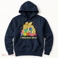 Funny I Need More Yarn Dragon Hoarding Yarn Hoodie thumb 0