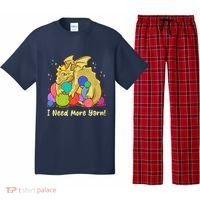 Funny I Need More Yarn Dragon Hoarding Yarn Pajama Set thumb 0