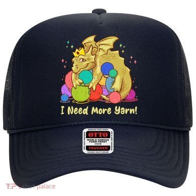Funny I Need More Yarn Dragon Hoarding Yarn Hat