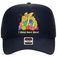 Funny I Need More Yarn Dragon Hoarding Yarn Hat thumb 0