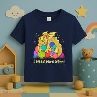Funny I Need More Yarn Dragon Hoarding Yarn Toddler T-Shirt thumb 3
