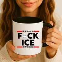 F Ice No Human Is Illegal Coffee Mug thumb 3