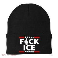 F Ice No Human Is Illegal Beanie thumb 0