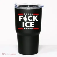 F Ice No Human Is Illegal Tumbler thumb 0