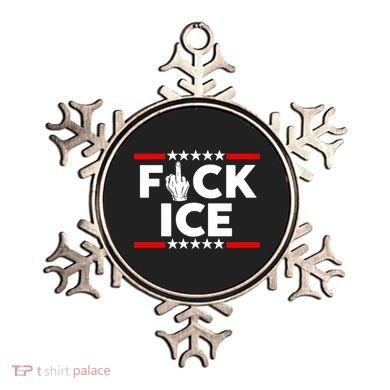 F Ice No Human Is Illegal Ornament
