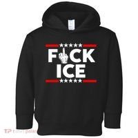 F Ice No Human Is Illegal Toddler Hoodie thumb 0