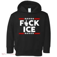 F Ice No Human Is Illegal Toddler Hoodie thumb 0