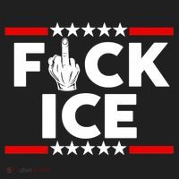 F Ice No Human Is Illegal Golf Towel thumb 3