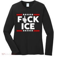 F Ice No Human Is Illegal Women's Long Sleeve Shirt thumb 0